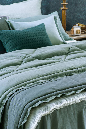 Bianca Lorenne - Tessere Comforter / Eurocase - Lagoon